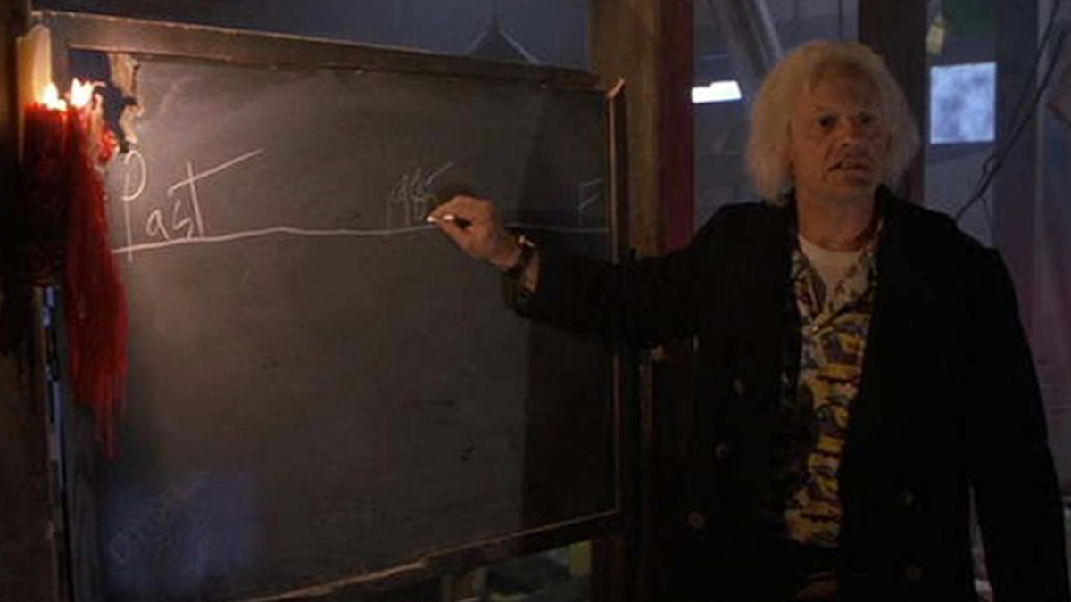 Back to the Future - Chalkboard